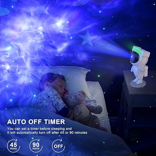 Astronaut Galaxy Projector Night Light with Remote – Nebula Star Projector Lamp