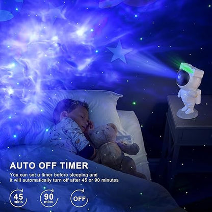 Astronaut Galaxy Projector Night Light with Remote – Nebula Star Projector Lamp